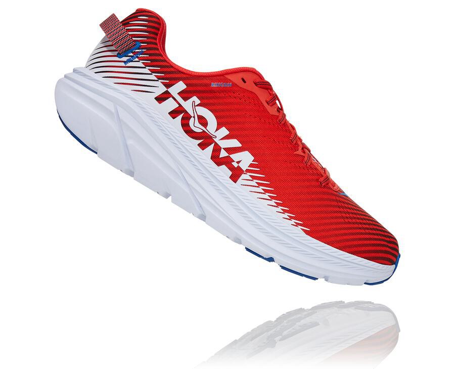 Hoka One One Løbesko Herre - Rincon 2 - Rød/Hvide - 095382ODM